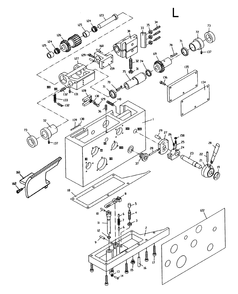Fig-12 Diagram and Parts List for 321382  Jet Lathe