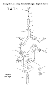 Fig-20 Diagram and Parts List for 321860  Jet Lathe