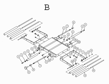 Fig-2 Diagram and Parts List for 708538  Jet Planer Jointer