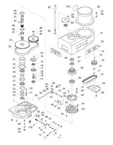 Part Location Diagram of JT9-JTM949EVS-A84 Jet UPPER COVER