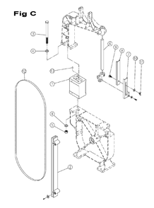 Fig-2 Diagram and Parts List for 414504C  Jet Table Saw