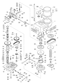 Fig-0 Diagram and Parts List for 698171  Jet Mill