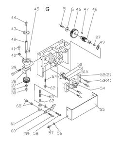 Fig-7 Diagram and Parts List for 321376  Jet Lathe