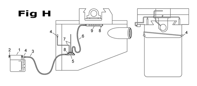 Fig-4 Diagram and Parts List for 698132  Jet Mill