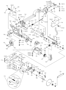 Part Location Diagram of JT9-JTAS10DX-TA Jet TRUNNION ASSEMBLY