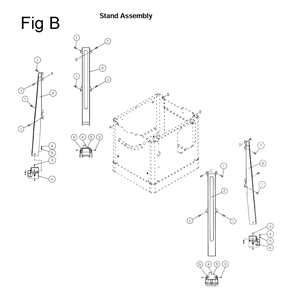Fig-2 Diagram and Parts List for 708481K  Jet Table Saw