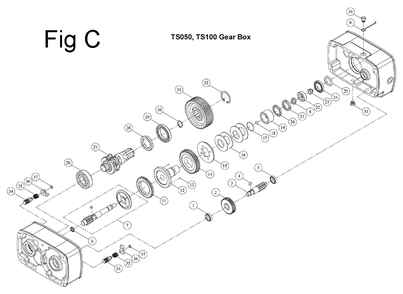 Fig-3 Diagram and Parts List for 140233K  Jet Hoist & Winch