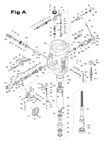 Fig-5 Diagram and Parts List for 698076  Jet Mill
