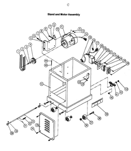 Fig-3 Diagram and Parts List for 708524  Jet Planer Jointer