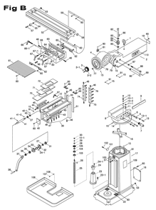 Fig-7 Diagram and Parts List for 698084  Jet Mill