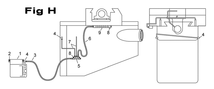 Fig-8 Diagram and Parts List for 698158  Jet Mill