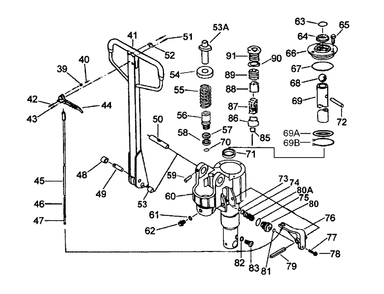 Fig-0 Diagram and Parts List for 140171  Jet Hand Truck & Dolly