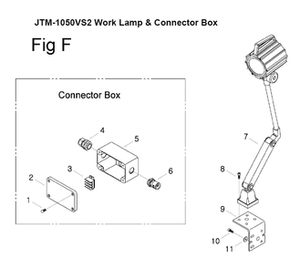 Fig-6 Diagram and Parts List for 691050  Jet Mill