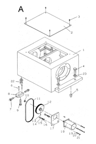 Fig-1 Diagram and Parts List for 320930  Jet Lathe