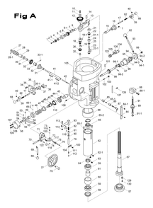 Fig-5 Diagram and Parts List for 698083  Jet Mill