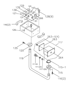 Fig-2 Diagram and Parts List for 424475  Jet Table Saw