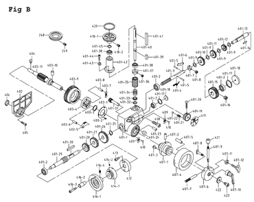 Part Location Diagram of JMD18-067 Jet Motor