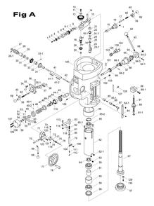 Fig-3 Diagram and Parts List for 698067  Jet Mill
