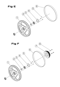 Fig-2 Diagram and Parts List for 714700  Jet Table Saw