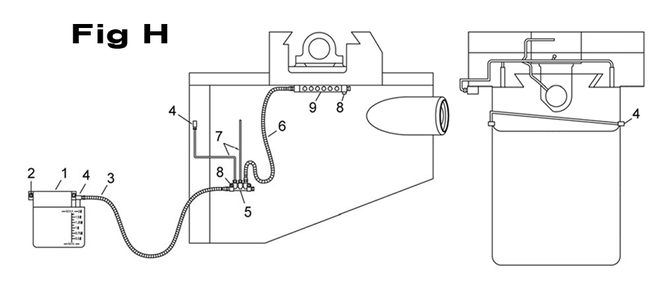 Fig-4 Diagram and Parts List for 698156  Jet Mill