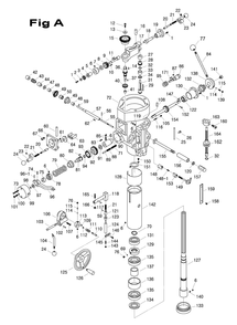 Fig-6 Diagram and Parts List for 698115  Jet Mill