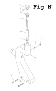 Fig-14 Diagram and Parts List for GH-1340W-1 321126 Jet Lathe