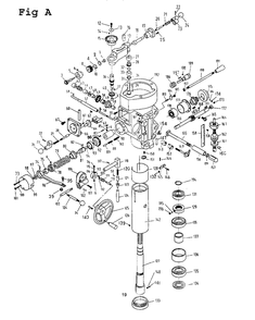 Fig-4 Diagram and Parts List for JTM-1050EVS 691231 Jet Mill