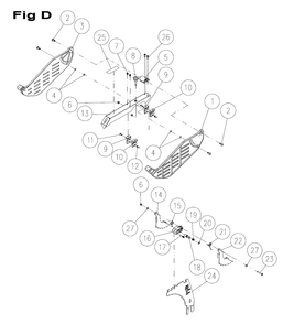 Fig-5 Diagram and Parts List for 725004K  Jet Table Saw