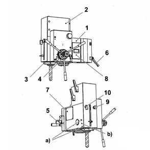 Fig-0 Diagram and Parts List for J-A3008M-PF2 354036 Jet Drill Press