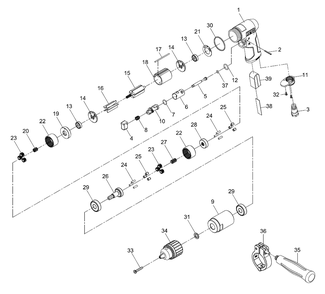 Part Location Diagram of JT9-JAT610-18 Jet CYLINDER