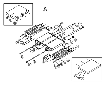 Fig-1 Diagram and Parts List for 708544  Jet Planer Jointer