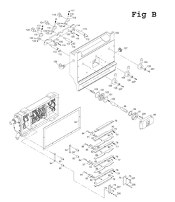 Fig-5 Diagram and Parts List for EGH-1880 892606 Jet Lathe
