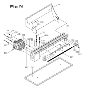 Part Location Diagram of BDB919-1326 Jet Nut