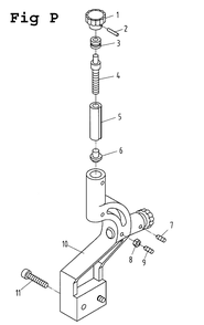 Fig-16 Diagram and Parts List for GHB-1340A 321103 Jet Lathe