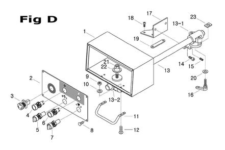 Fig-6 Diagram and Parts List for 698126  Jet Mill