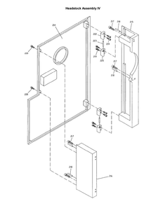 Headstock Assembly Iv Diagram and Parts List for 321139 ZX Jet Lathe