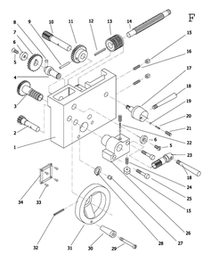 Fig-6 Diagram and Parts List for 321376  Jet Lathe