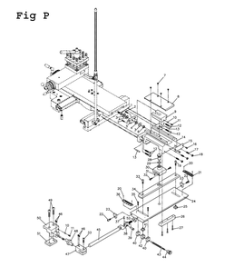Fig-21 Diagram and Parts List for EGH-1760 892556 Jet Lathe