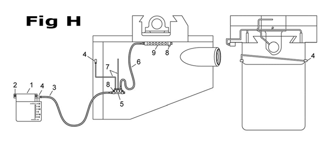 Fig-1 Diagram and Parts List for 698121  Jet Mill