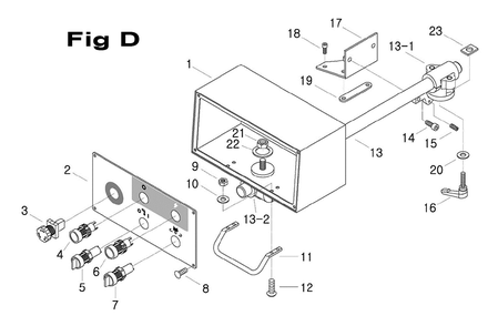 Fig-4 Diagram and Parts List for 698084  Jet Mill