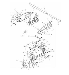 Fig-0 Diagram and Parts List for JG-150 286515 Jet Hand Truck & Dolly