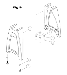 Part Location Diagram of JWL1440-401 Jet LEG