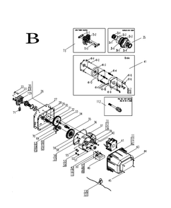 Fig-3 Diagram and Parts List for 111500  Jet Hoist & Winch