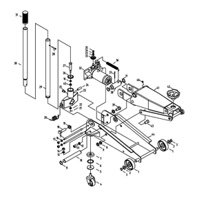 Fig-0 Diagram and Parts List for 454226  Jet Hand Truck & Dolly