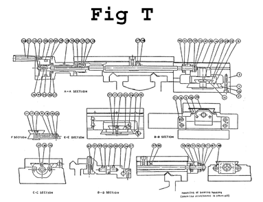 Fig-21 Diagram and Parts List for BDB-1340A 321112 Jet Lathe