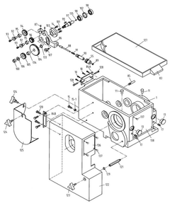 Headstock Assembly I Diagram and Parts List for 321443AK CBS-1340 Jet Lathe