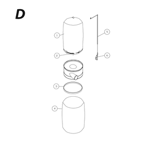Fig-3 Diagram and Parts List for 710702K  Jet Dust Collector
