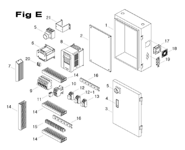 Fig-E Diagram and Parts List for 690602  Jet Mill