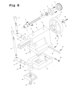 Part Location Diagram of EBL1236VS-F01 Jet NUT 30L