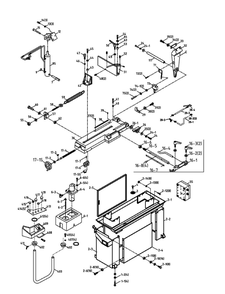 Fig-0 Diagram and Parts List for EHB-8VSM 891020 Jet Table Saw